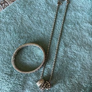 Matching necklaces and bracelet